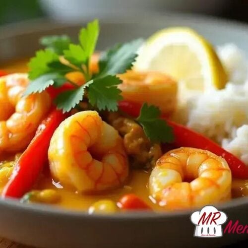 Camarão ao curry