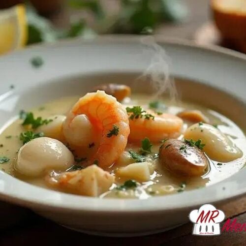 Crema de mariscos