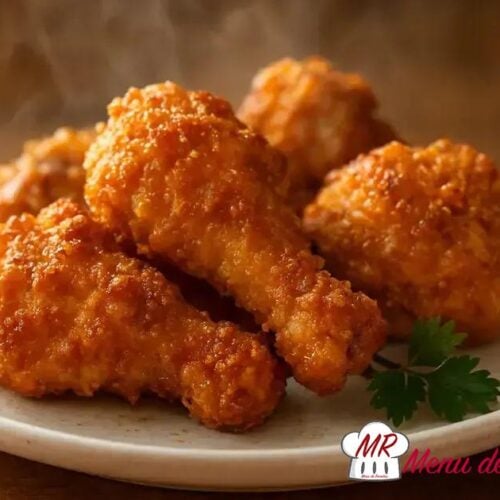 Frango crocante sem óleo na air fryer