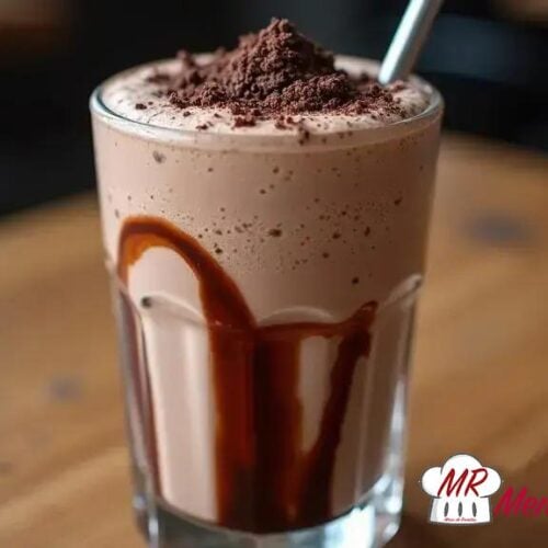 Milkshake de chocolate caseiro