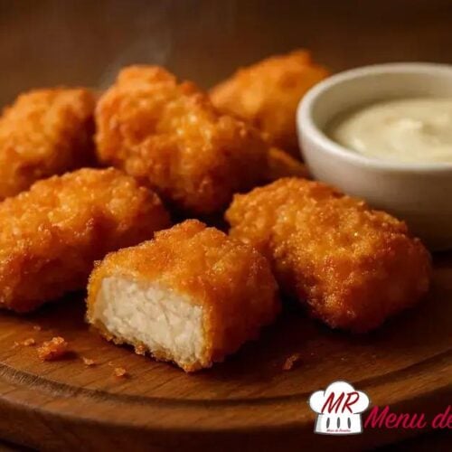 Nuggets caseiros na Air Fryer