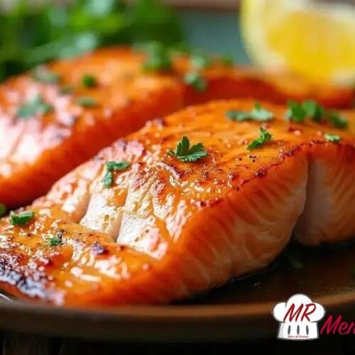 Salmão grelhado com baixo teor de carboidratos