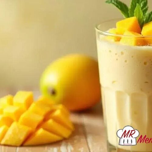 Smoothie de manga com iogurte