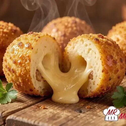 Bolinho de batata recheado