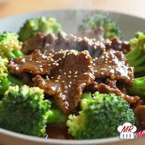 Carne com brócolis
