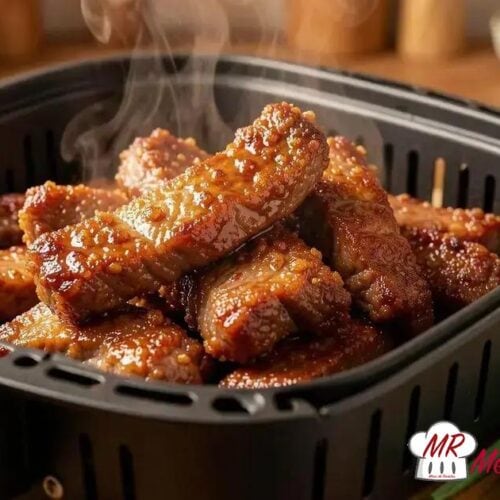 Carne crocante na Air Fryer