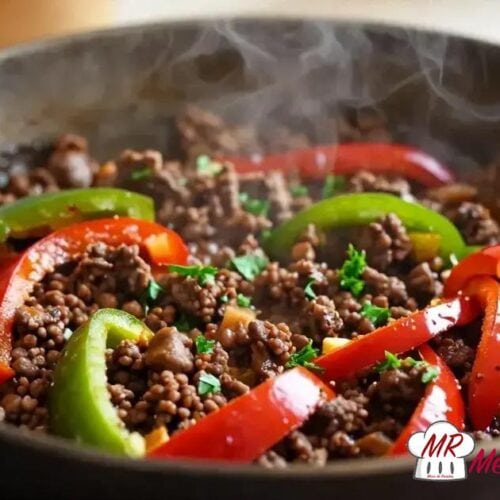 Carne moída com pimentão