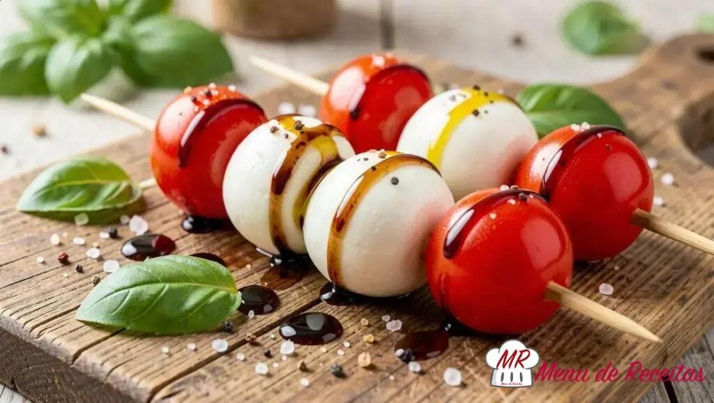 Espetinho caprese