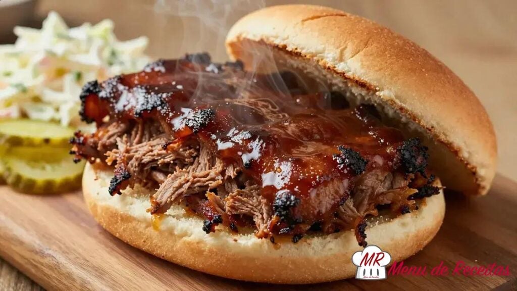 Pulled pork barbecue