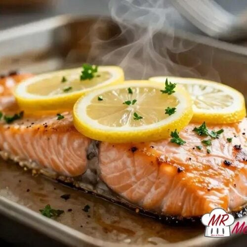 Salmão ao forno simples