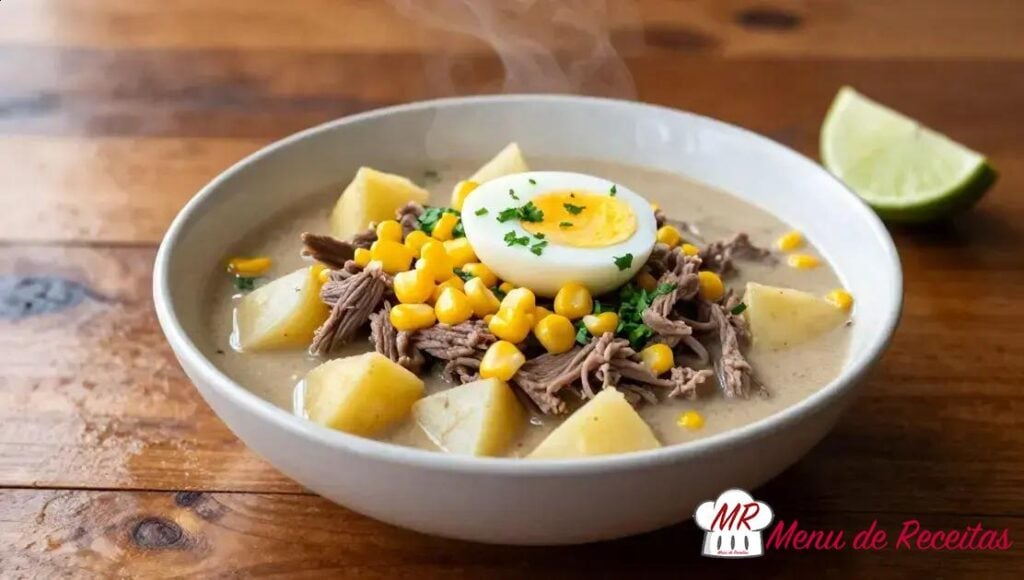 Sopa criolla peruana