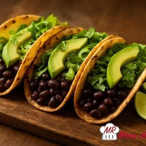 Tacos veganos de feijão