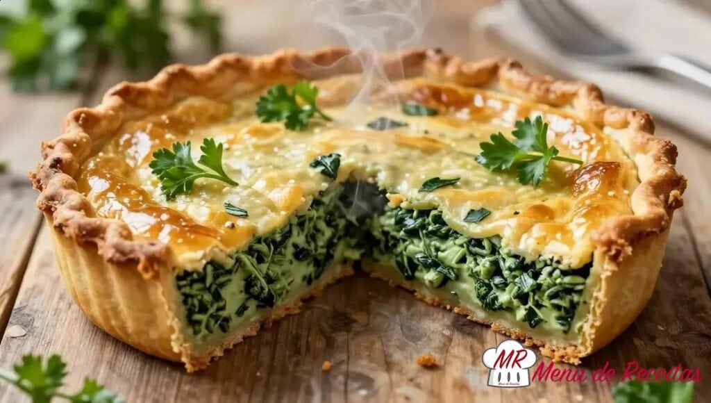 Torta vegana de espinafre