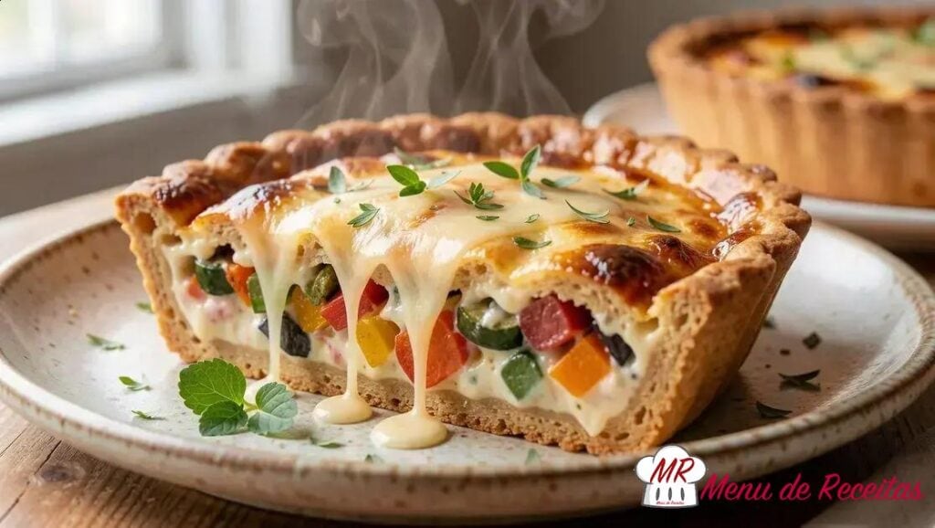 Torta vegana salgada