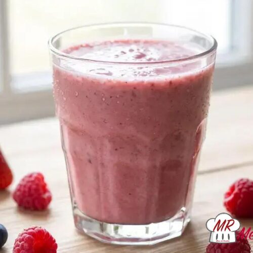 Vitamina de frutas vermelhas