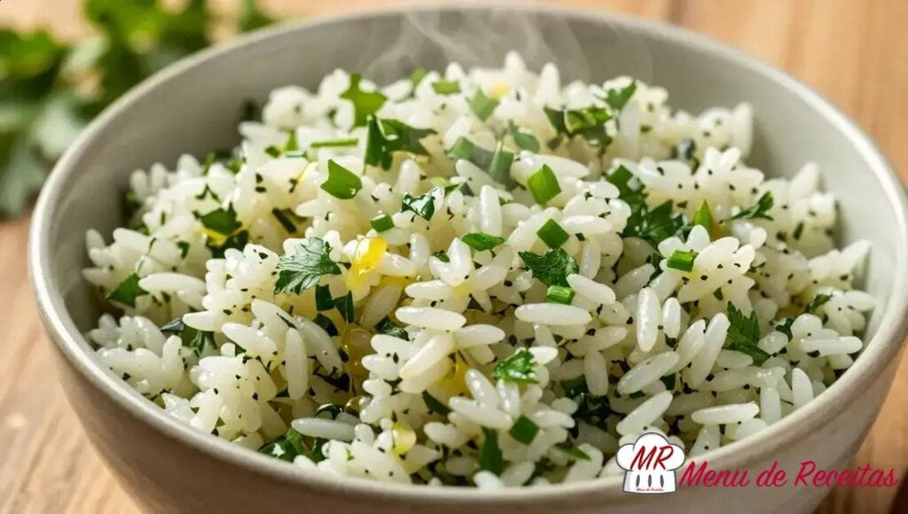 Arroz com ervas