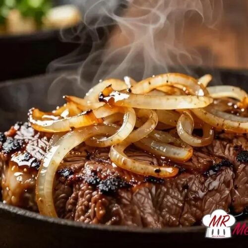 Bife acebolado