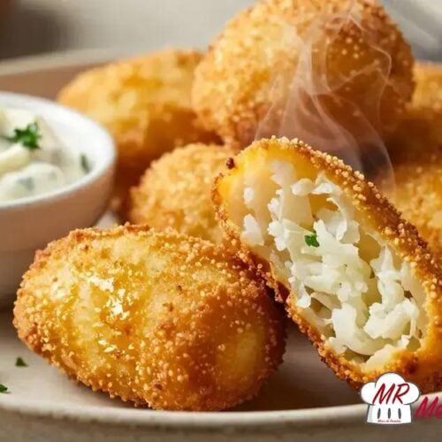 Bolinho de bacalhau com aioli