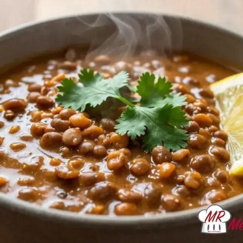 Curry vegano de lentilha
