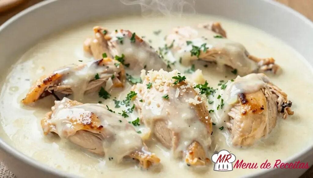 Frango ao molho branco