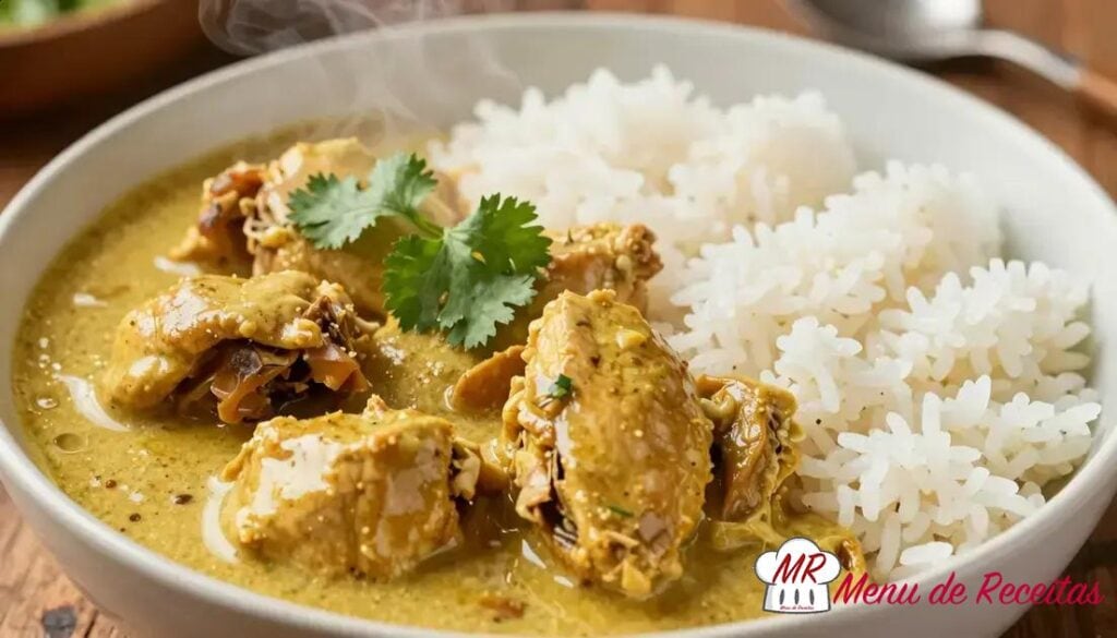 Frango com curry