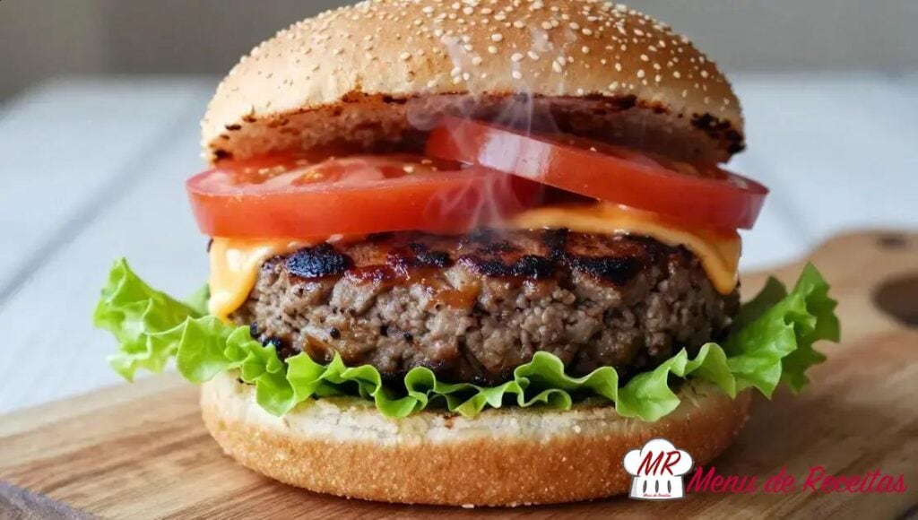 Hambúrguer vegano de soja