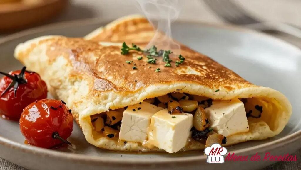 Panqueca vegana recheada