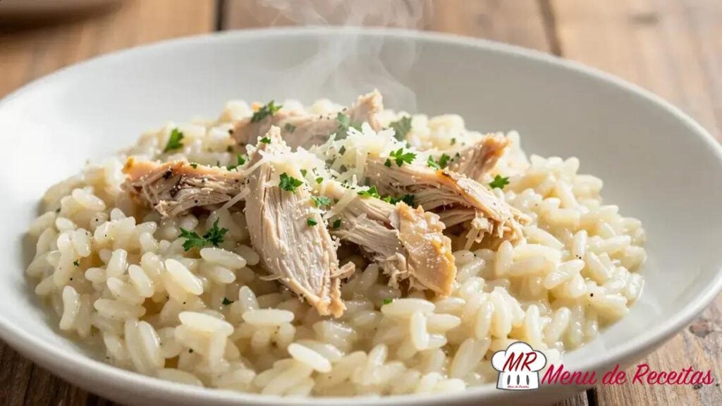 Risoto de frango