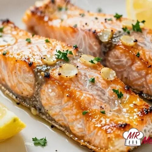 Salmão com alho
