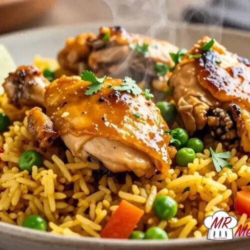 Arroz com frango peruano