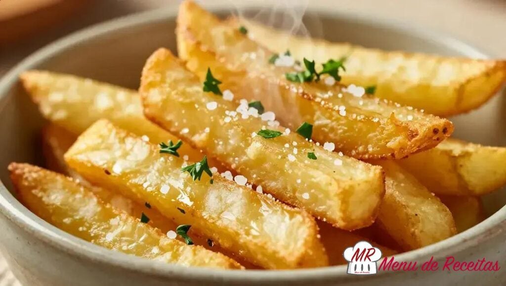 Batata frita sequinha na Air Fryer