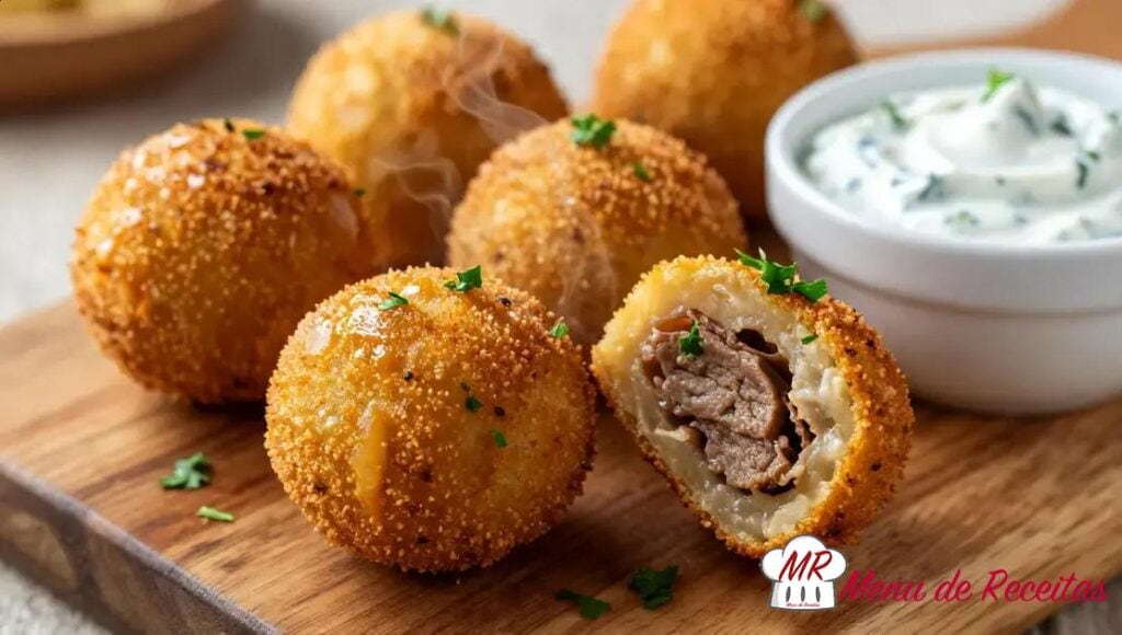 Bolinho de carne com especiarias