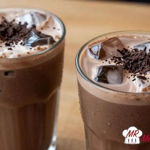 Café gelado com chocolate