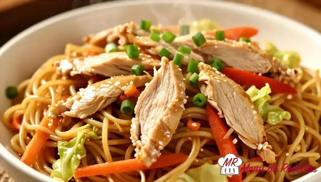 Chicken lo mein