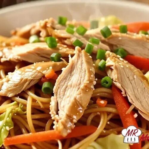 Chicken lo mein