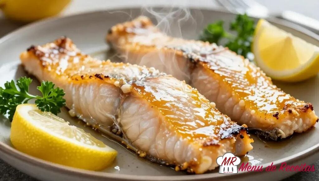Filé de peixe dourado na Air Fryer