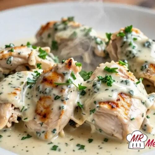 Frango ao molho de creme e ervas