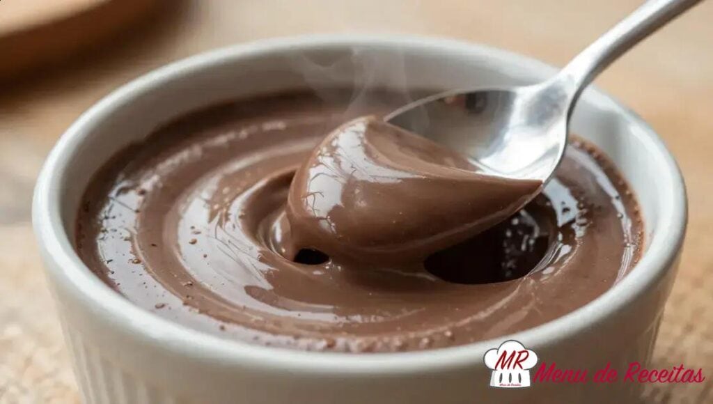 Pudim de chocolate cremoso