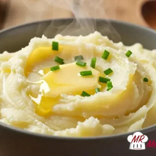 Purê de batata com manteiga