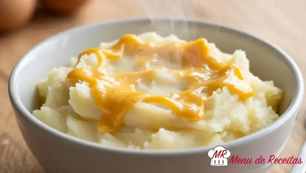 Purê de batata com queijo