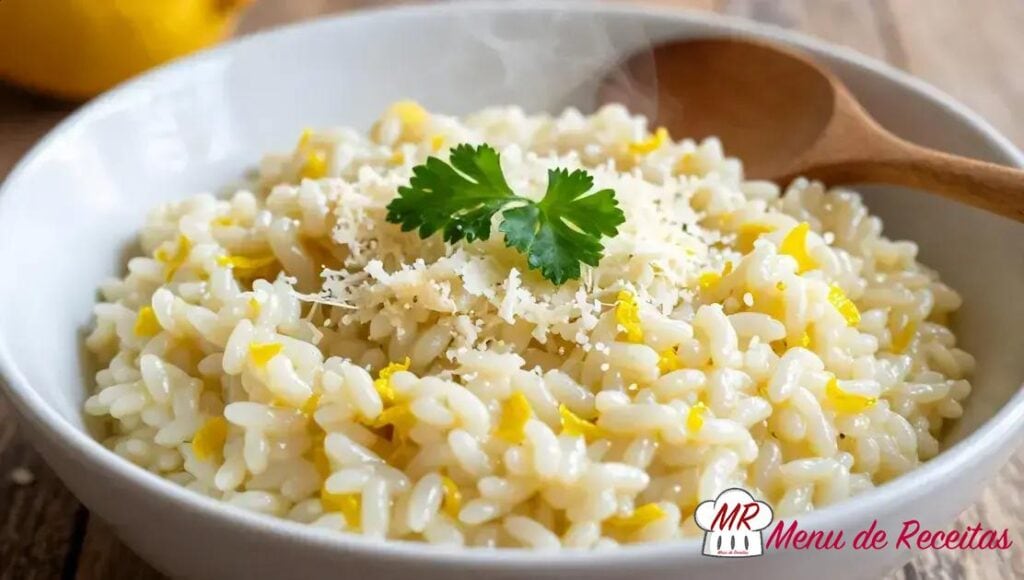 Risoto de limão siciliano