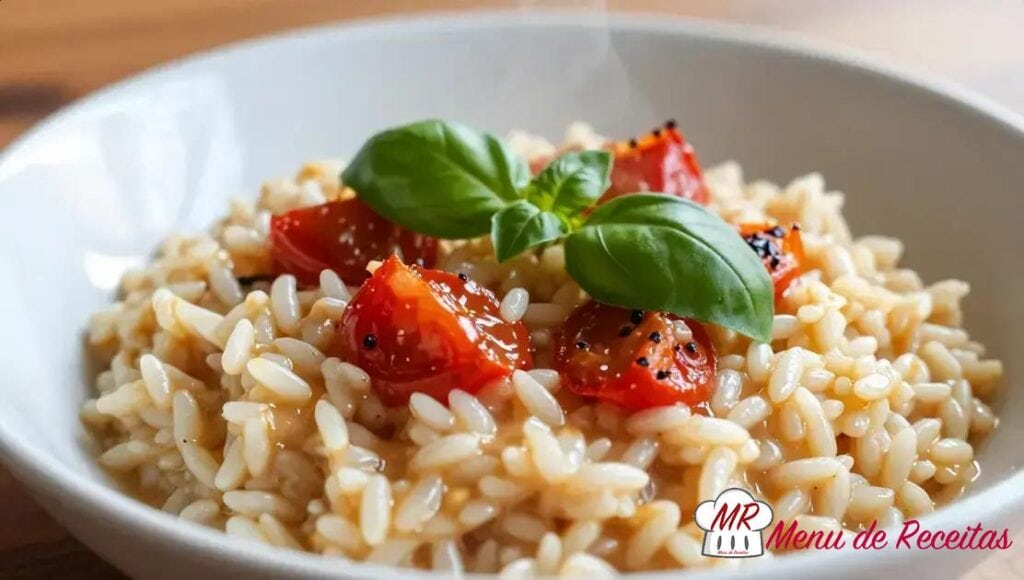 Risoto vegano de tomate