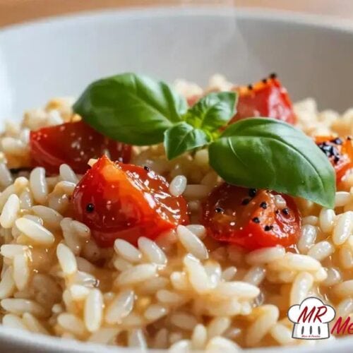 Risoto vegano de tomate