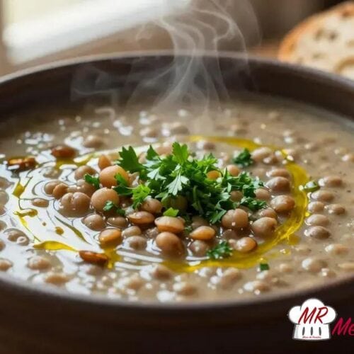 Sopa de lentilha vegana