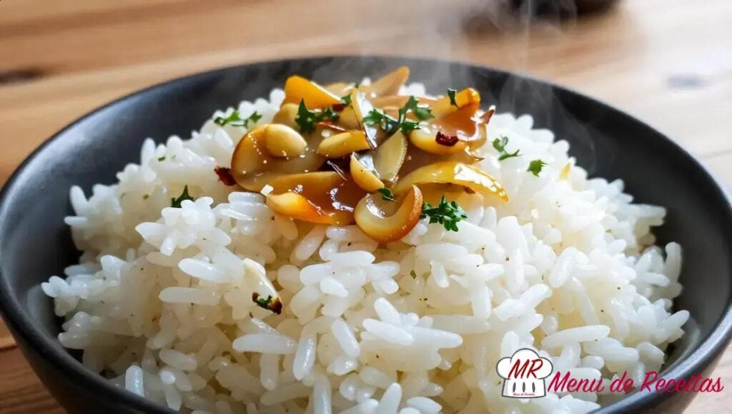 Arroz com alho e cebola