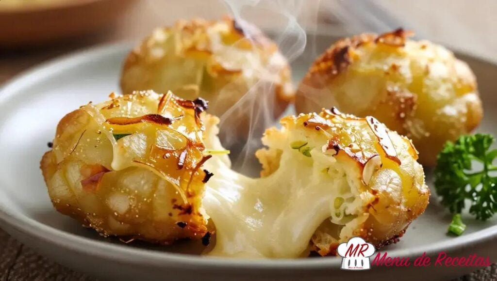 Bolinho de batata com queijo