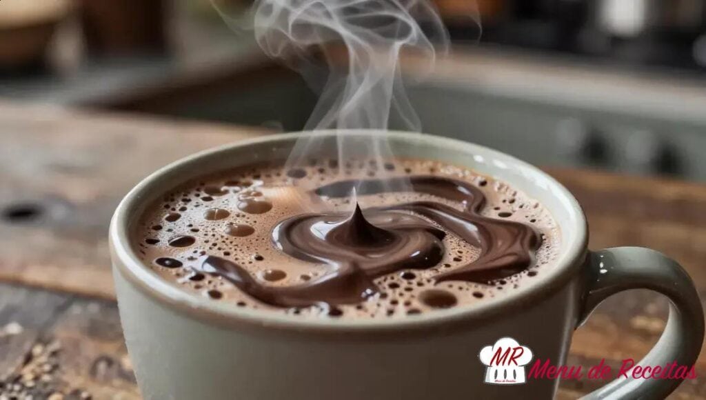 Café com chocolate quente