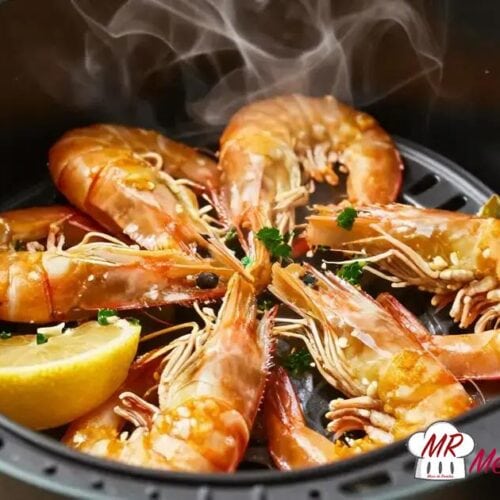 Camarão temperado crocante na Air Fryer