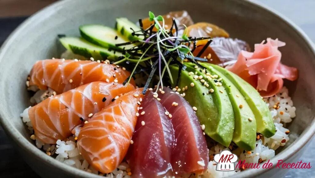 Chirashi sushi