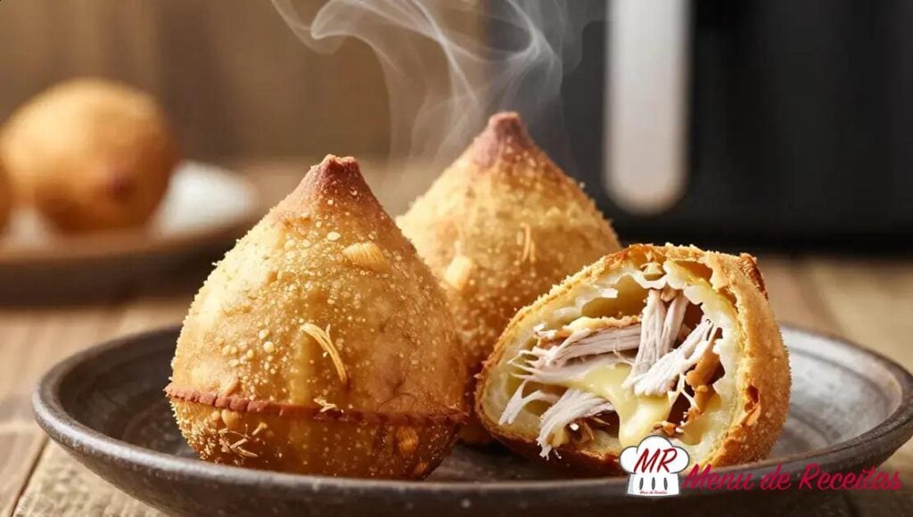 Coxinha recheada na Air Fryer